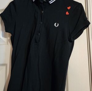 Fred Perry Amy Winehouse polo shirt sz 10 UK women's
